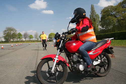 Motorcycle training and testing underway in Newark