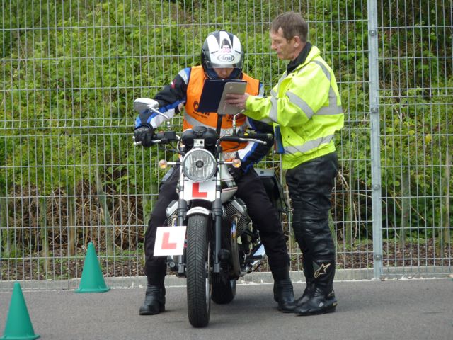 Motorcycle training and testing underway in Long Stratton