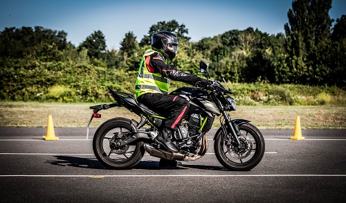 Motorcycle training and testing underway in Rothwell