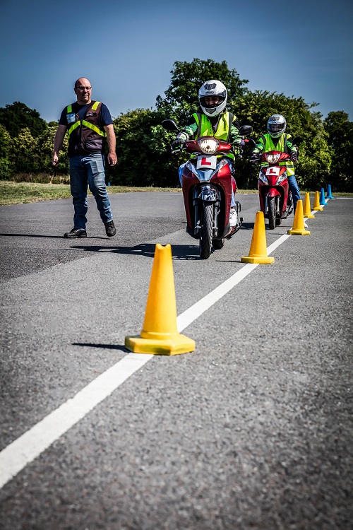 Motorcycle training and testing underway in Scunthorpe