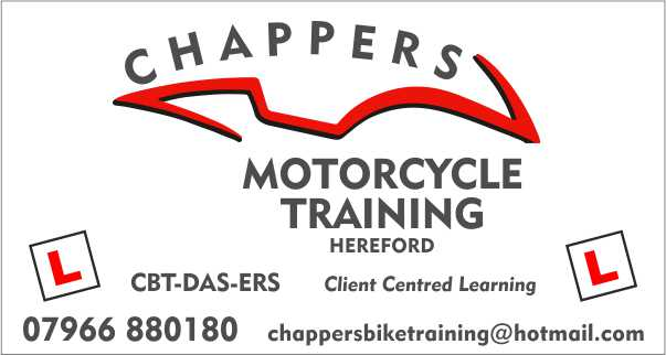 Chappers Motorcycle Training in Hereford